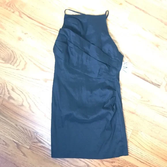 Zara Black Cross-Back Dress NWT - Picture 2 of 6